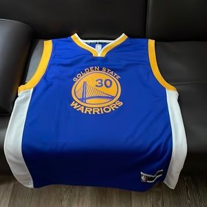 Blue Stephen Curry jersey